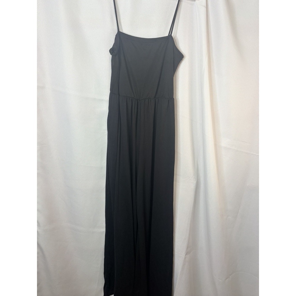 MTS Black Size Large Sleeveless Jumpsuit